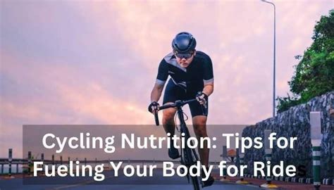 Fueling Up: Nutrition Tips for Cycling in Cold Weather