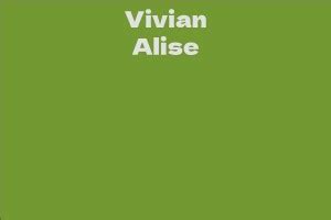 Future Plans and Projects of Vivian Alise