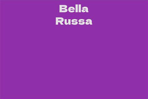 Getting Personal with Bella Russa