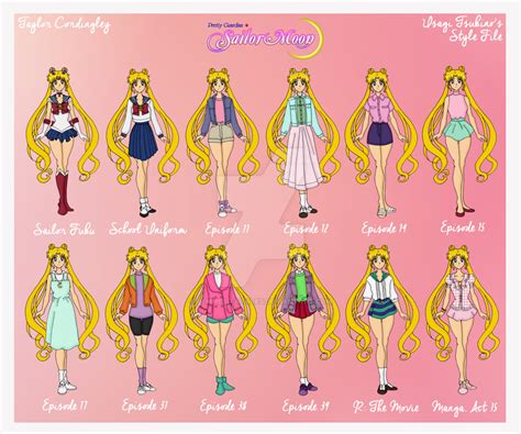 Haruka Tsukino's Fashion and Style Preferences