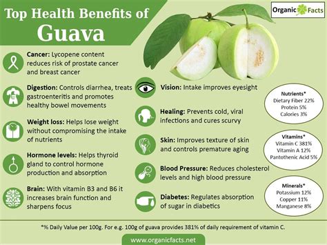 Health Benefits of Guavas: A Nutritional Powerhouse