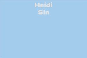 Heidi Sin's Professional Career Highlights