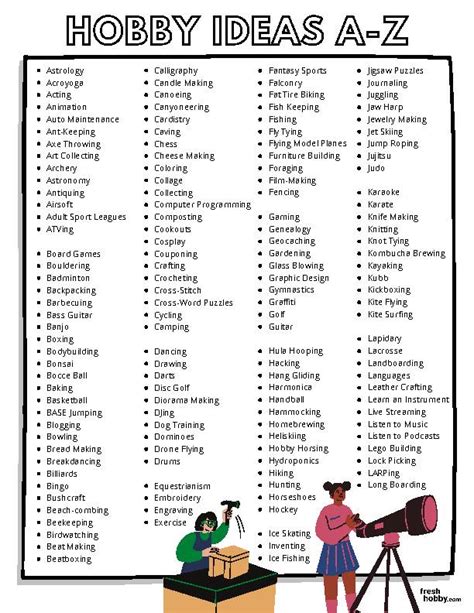 Hobbies, Interests, and Favorite Activities