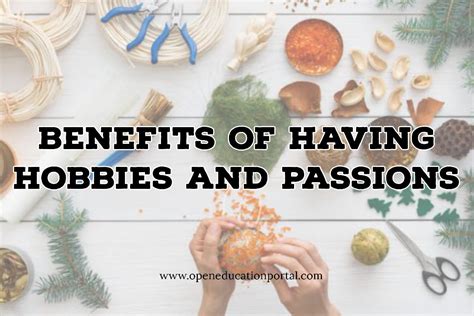 Hobbies and Passions Beyond the Workplace