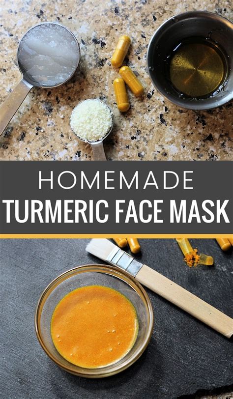 Homemade Turmeric Face Mask Recipes