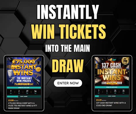 Hopes of Striking it Rich with Instant Win Tickets!