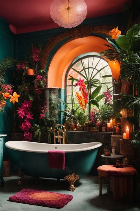 Immerse yourself in the vibrant colors and enticing fragrances of a tropical oasis