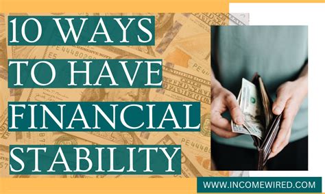 Income Sources and Financial Stability