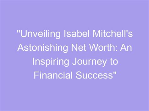 Isabel's Journey to Success