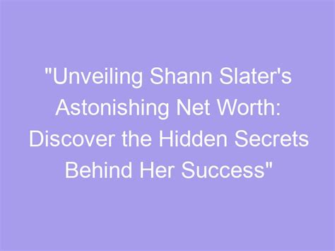 Jaime Slater's Net Worth and Success Secrets