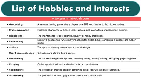 Jamie Everett's Hobbies and Interests