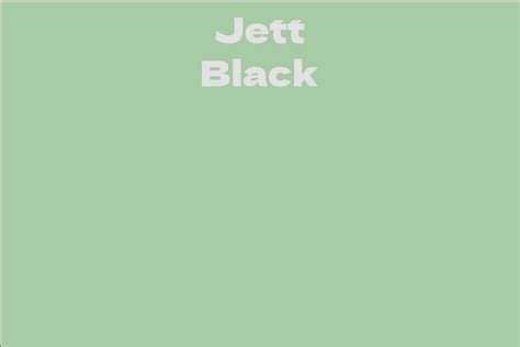 Jett Black's Net Worth and Investments