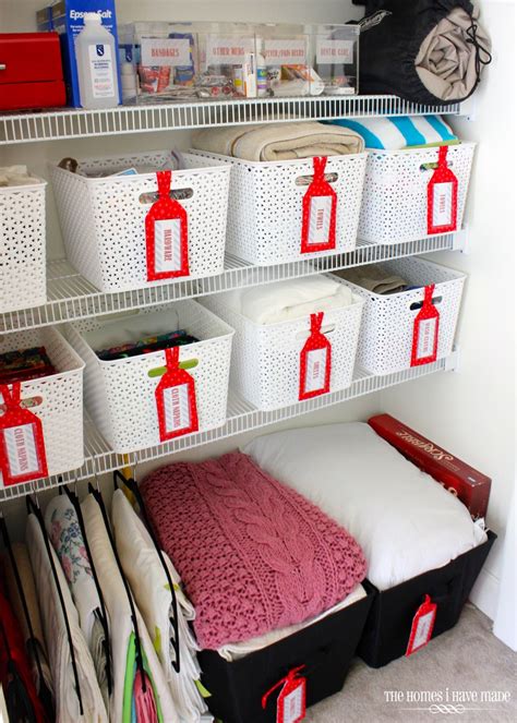 Labeling and Tagging: Organize Your Linen Closet with these Simple Techniques