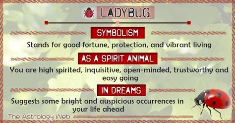 Ladybirds as Symbols of Good Luck and Prosperity