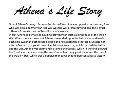 Life Story of Athena May