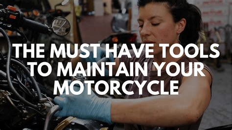 Maintain and Care for Your Motorcycle