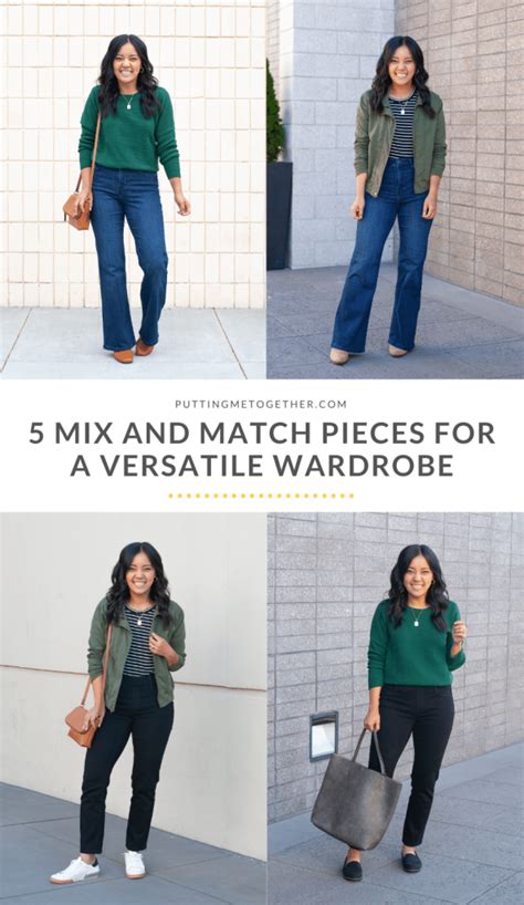 Mixing and Matching Different Pieces: Creating Versatile Outfits