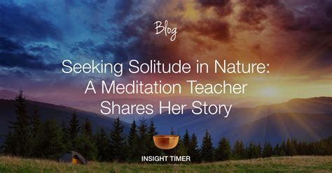 Nature's Classroom: Insights from Solitude