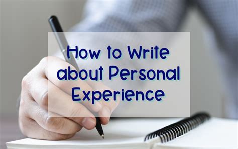 Opening Up About Personal Experiences