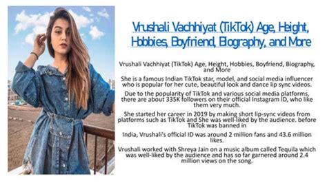 Passions and Hobbies of Vrushali