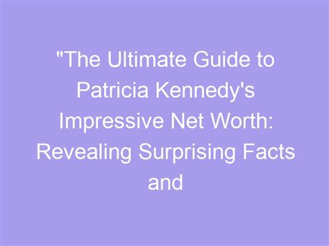 Patricia Kennedy Figure and Fitness Secrets