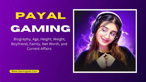 Payal Gaming's Personal Details