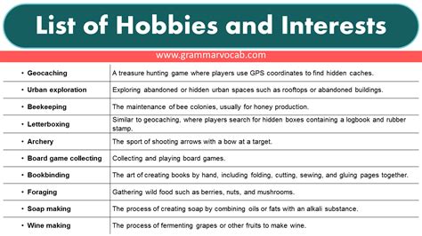 Personal interests and hobbies of the talented individual