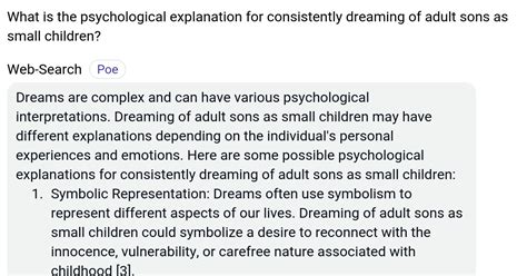 Possible Psychological Explanations for Dreaming of a Beloved Maternal Figure's Illness