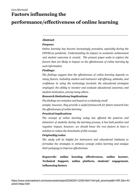 Potential Triggers and Factors Influencing the Lion Pursuit Experience