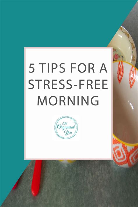 Preparing in Advance for Stress-Free Mornings