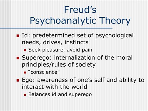 Psychoanalytical Interpretations: Freudian Perspectives