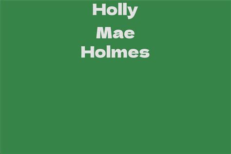 Recognizing Holly Mae Holmes' Generosity