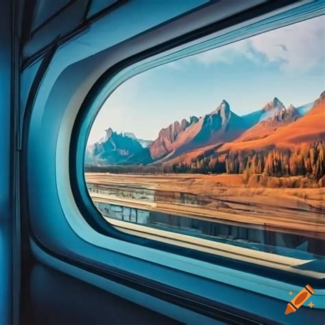 Revealing breathtaking landscapes through the train window