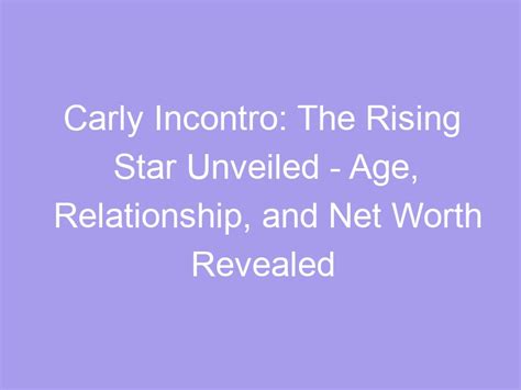 Rising Star: Carly Bel's Journey in Hollywood