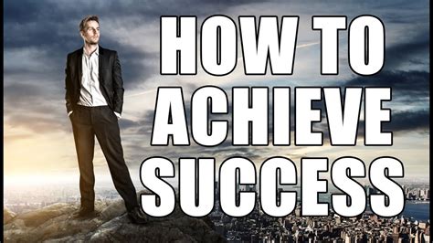 Secrets to Achieving Success