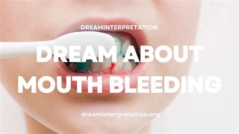 Significance of Dreaming about Blood Spewing from Mouth