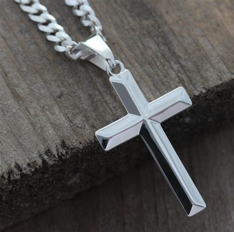 Silver cross necklaces for men: Embrace masculinity with timeless style