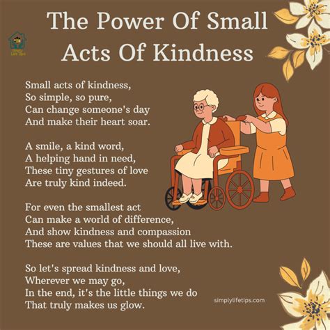 Small Acts of Kindness Leading to a Bond