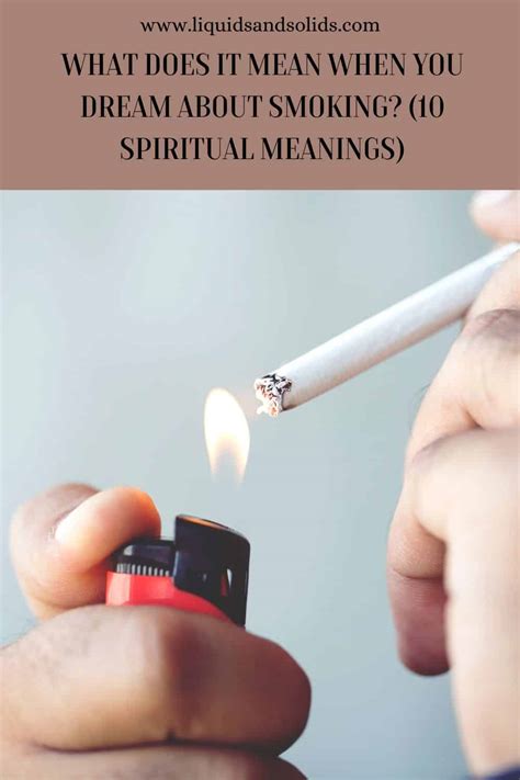 Smoke Dreams: A Sign of Transformation and Change
