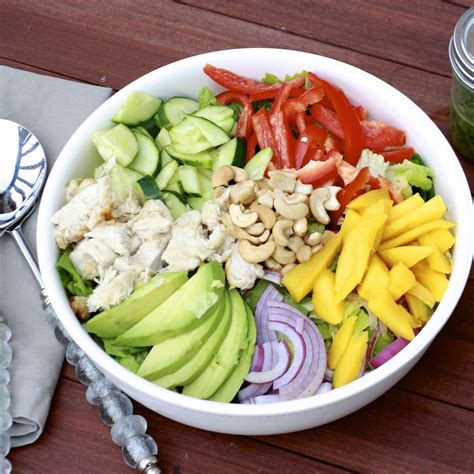 Sweet and Spicy: Mango and Jalapeno Chicken Salad