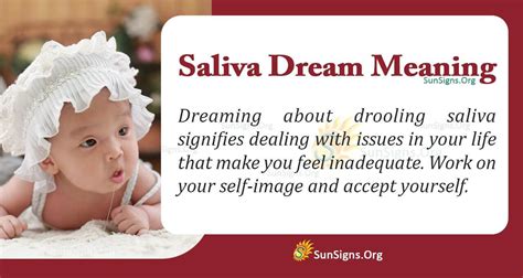 Symbolic Meanings of Expectorating Saliva in Dreams