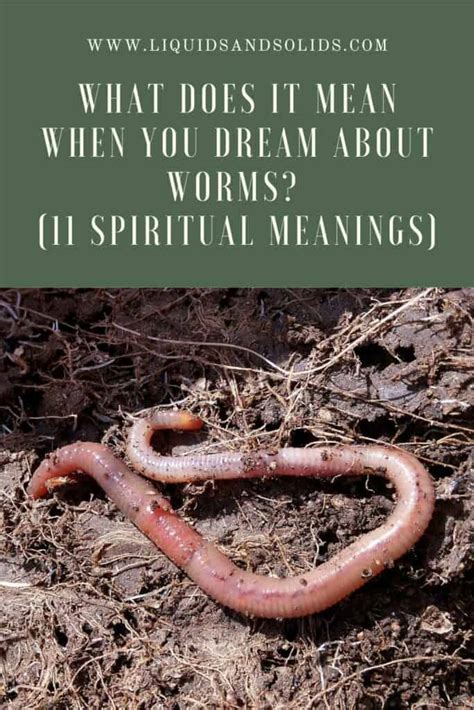 Symbolism of Earthworms in Dreams