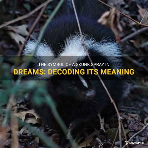 The Bittersweet Scent: Decoding the Aromas Surrounding a Infant Skunk in Your Dream