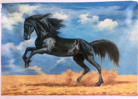 The Black Stallion in Art and Literature: Renowned Representations and Cultural Influence