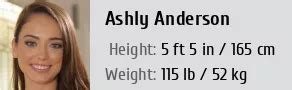 The Body Measurements of Ashly Dieter