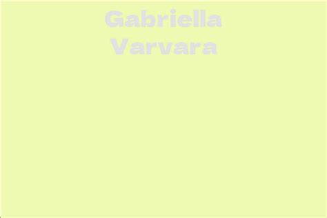 The Emerging Talent: Gabriella Varvara