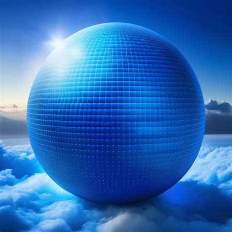 The Enigmatic Allure of the Vast Azure Orb