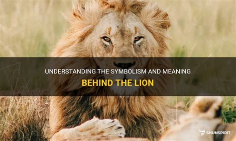 The Fascinating Symbolism of a Lion's Savage Grip