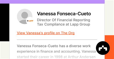 The Financial Standing of Vanessa Fonseca