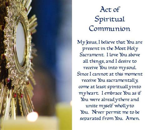 The Healing Potential of Spiritual Communion